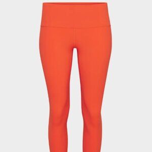 ARITZIA Golden BUTTER NEW CHEEKY HI-RISE 26” LEGGING POPPY RED